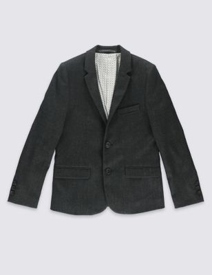 2 Button Brushed Blazer &#40;5-14 Years&#41;